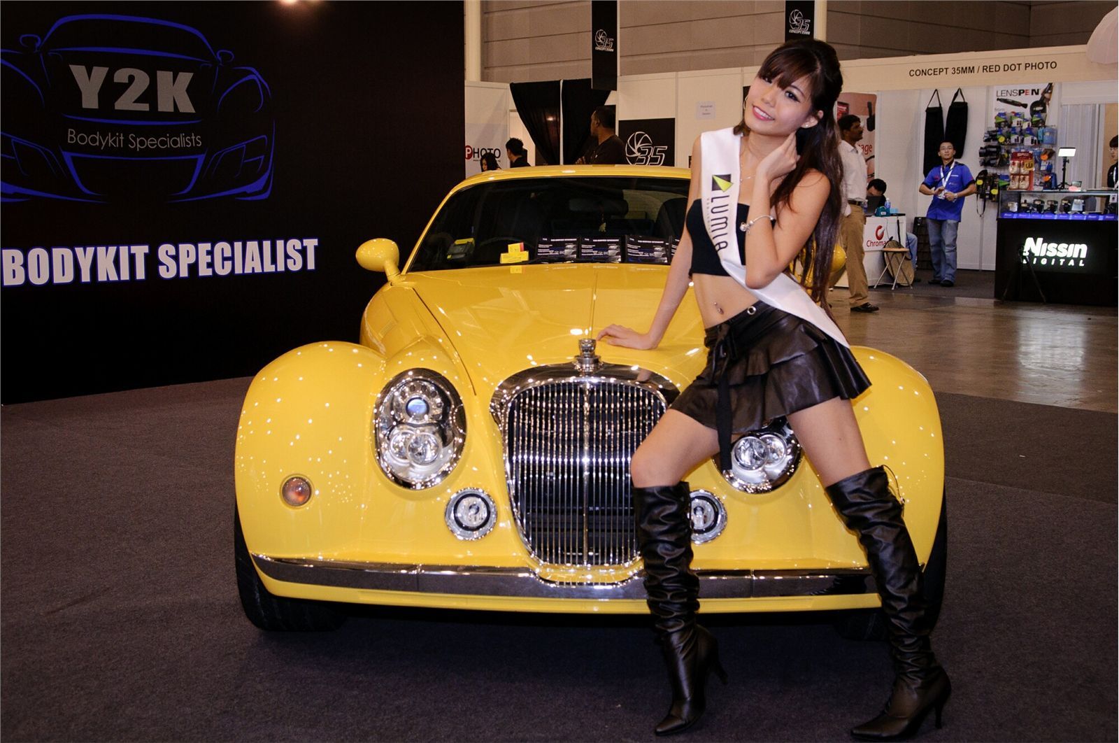 Super Import night 美女车模特写真　国内性感美女